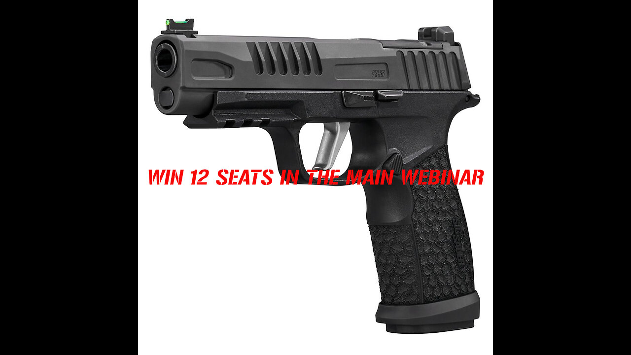 Sig Sauer P365 Fuse MINI #1 FOR 12 SEATS IN THE MAIN WEBINAR