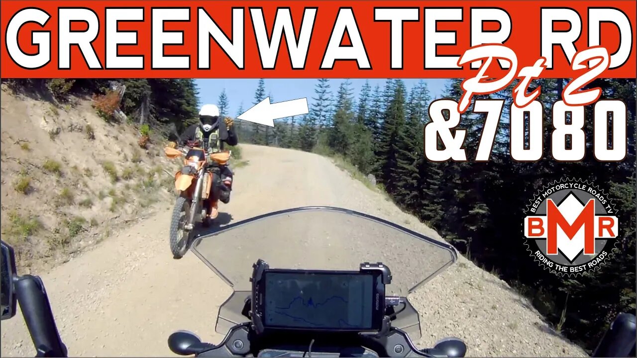 Kawasaki KLR 650 Dual Sport Ride Up Greenwater Road in WA on my KLR650 | PART 2