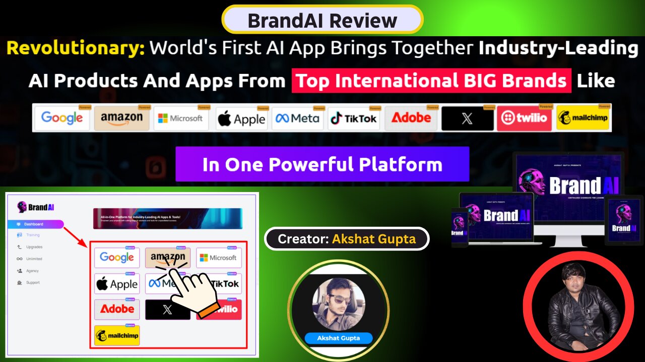 BrandAI Review - Access Multiple AI Tools from 1 Dashboard