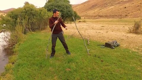 Jungle Survival Shelter Cafe Camping in the rain5