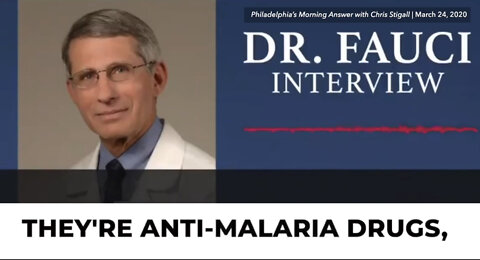 Dr. Peter A. McCullough exposes Dr. Fauci about the use of hydroxychloroquine