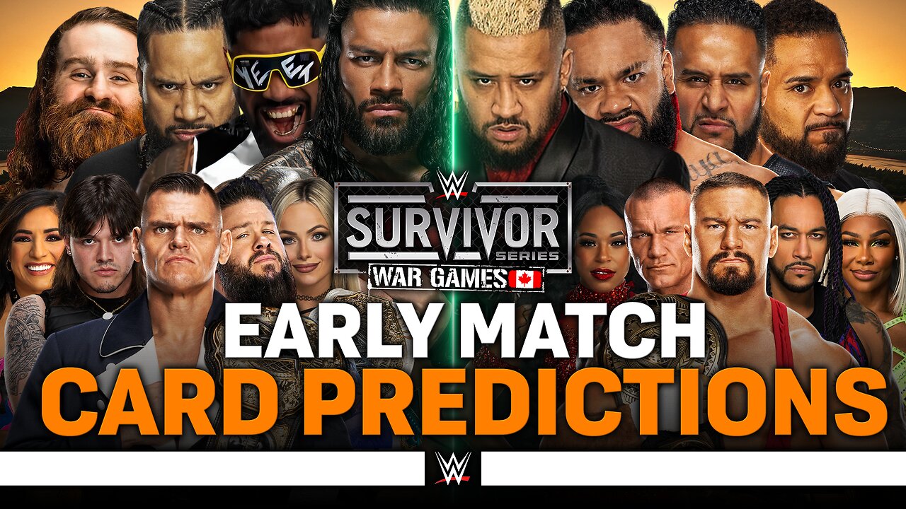 WWE Survivor Series 2024 - Match Card Predictions