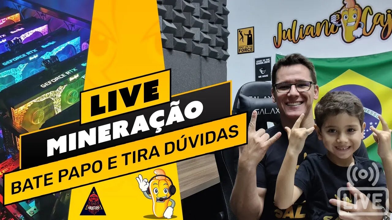 📽️ LIVE! BATE PAPO E TIRA DÚVIDAS - RENTABILIDADE ATUAL DA MINERAÇÃO