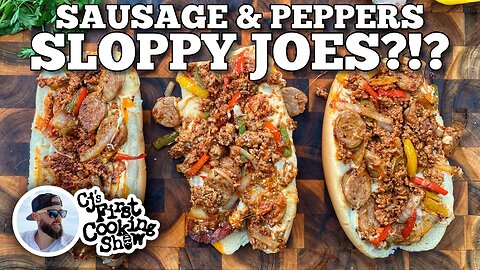Sausage and Pepper Sloppy Joes