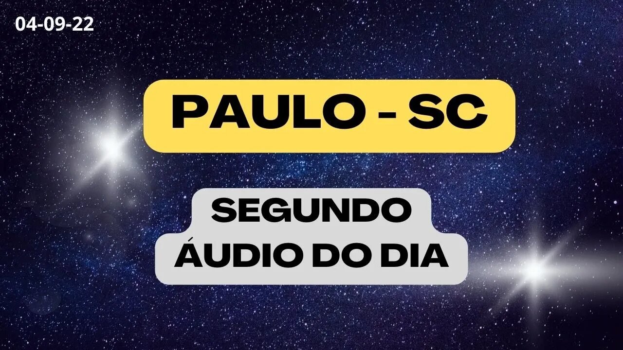 PAULO SC SEGUNDO ÁUDIO DO DIA
