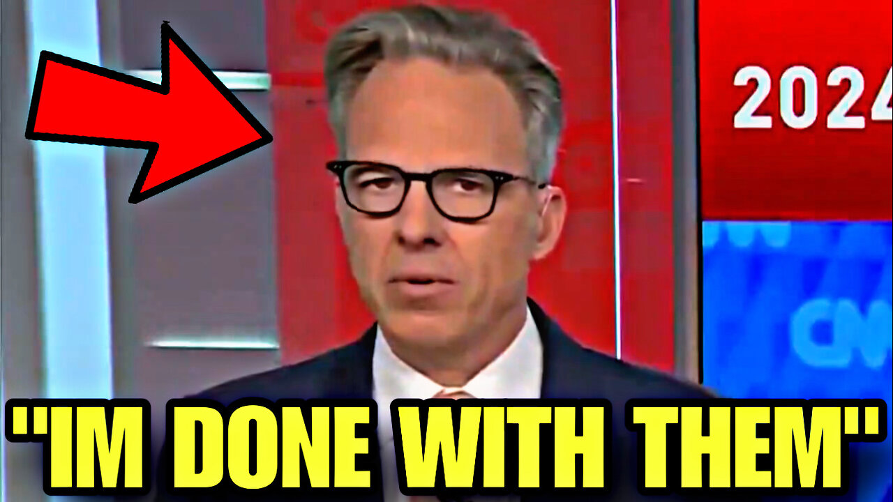 HOLY SMOKES!! Jake Tapper TURNS on Democrats Live on CNN!! "IM DONE"