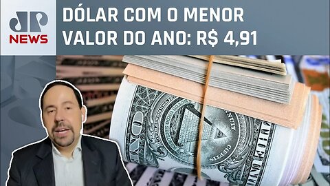 Dólar se mantém em queda e Ibovespa tem o melhor desempenho semanal do ano; Nogueira analisa