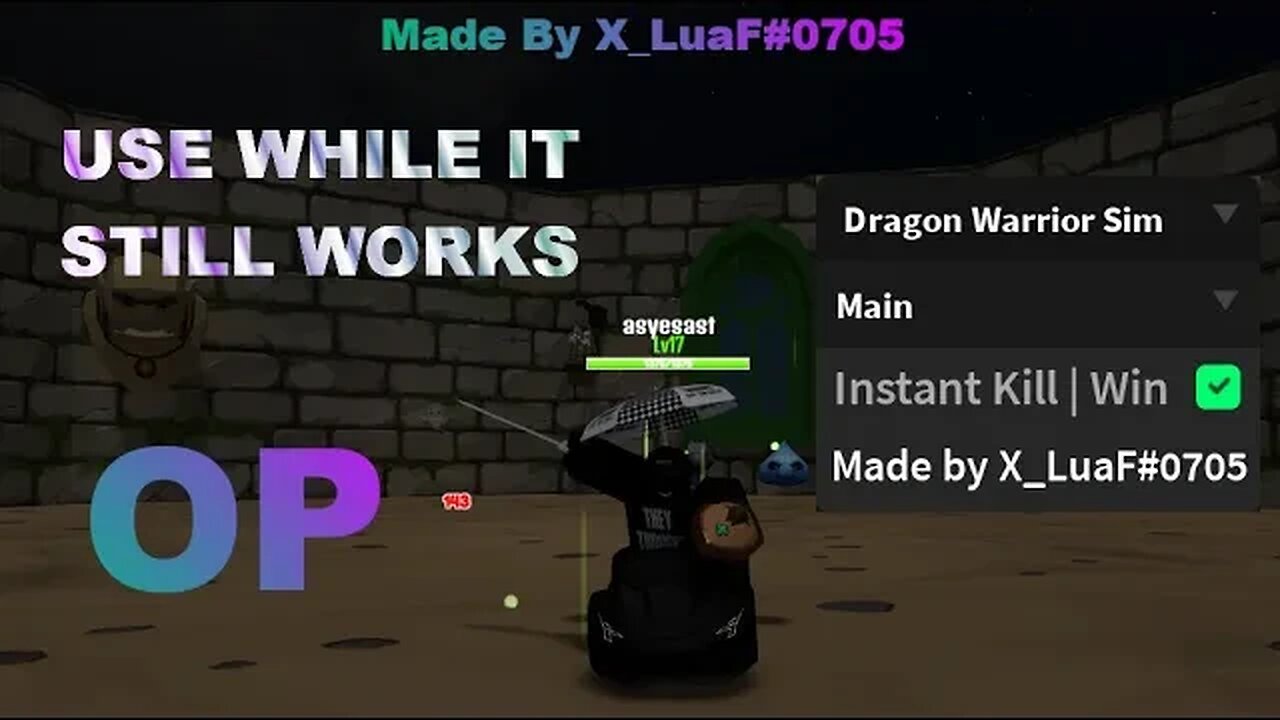 Roblox BEST Dragon Warrior Simulator Script | Instant Kill (Kill All)