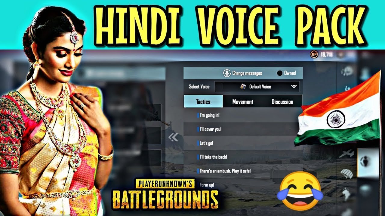 Pubg voice pack Hindi Pack 🤣🤣😂😍