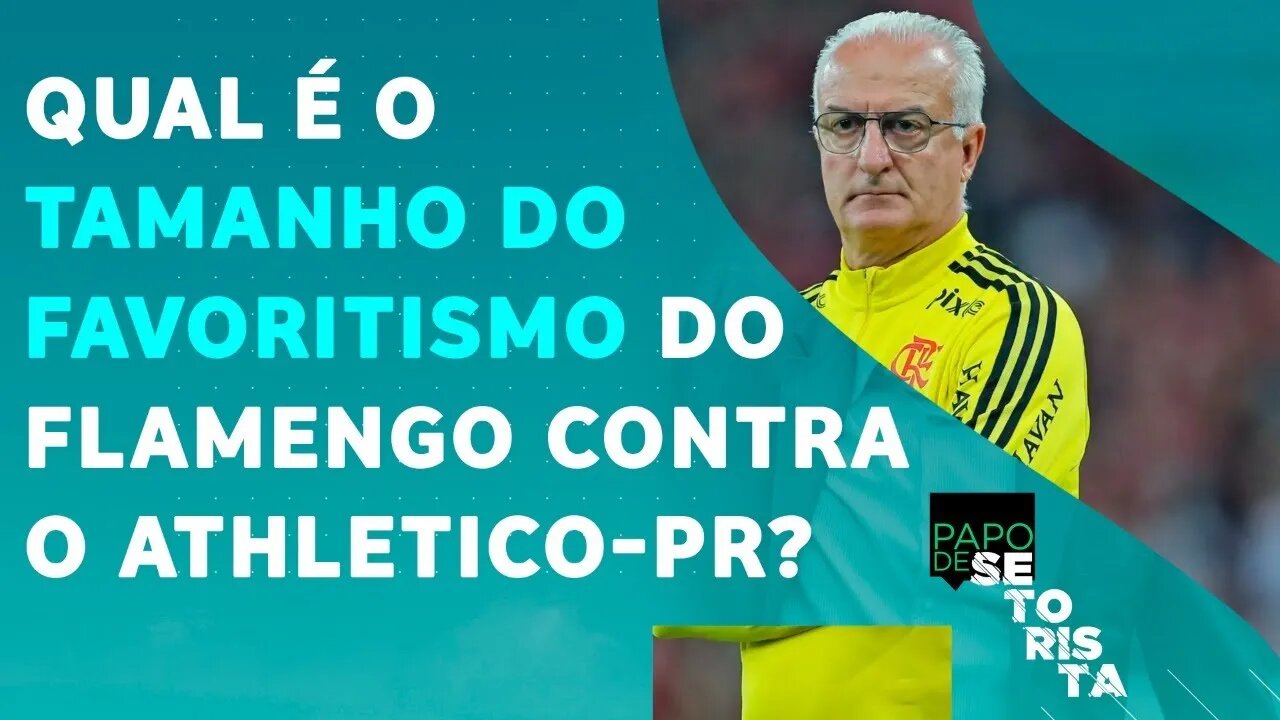 O Flamengo é MUITO FAVORITO ao TÍTULO da Libertadores contra o Athletico-PR? | PAPO DE SETORISTA