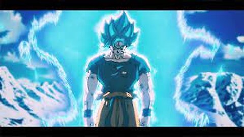 GOKU BLUE TRAINS WITH BROLY & BEERUS