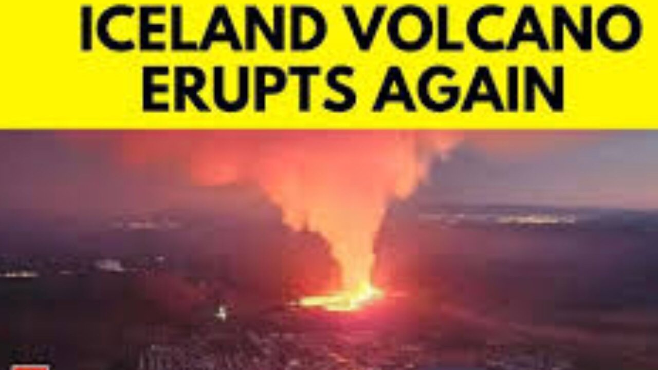 Iceland volcano Eruption 2024