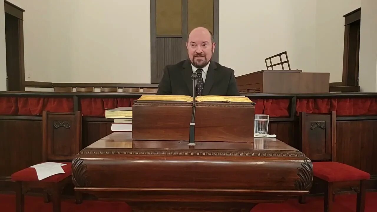 Lord's Day Morning Worship Service from Bethany ARP Church, January 1, 2023