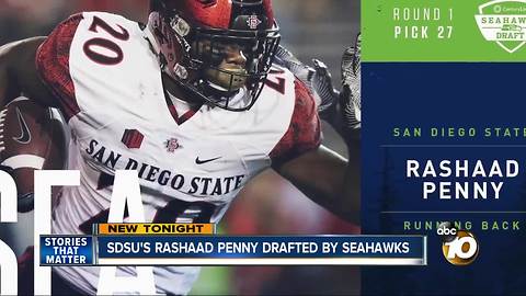 SDSU's Rashaad Penny drafted by Seahawks