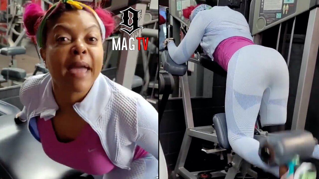 "It Is Not Fake" Taraji P. Henson Shows Off Her Hollywood Workout Routine! 🏋🏽‍♂️