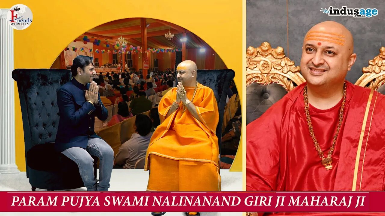 Param Pujya Swami Nalinanand Giri ji Maharaj ji in SYDNEY