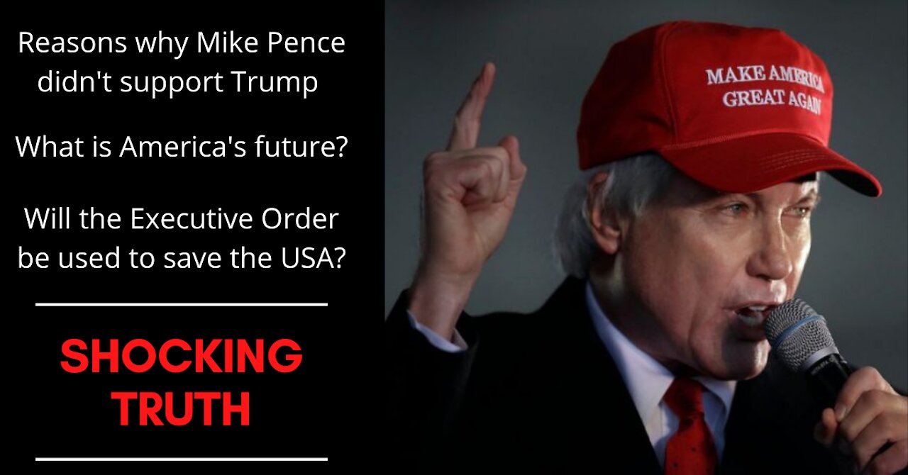 SHOCKING TRUTH... GA Attorney Lin Wood shares why VP Pence did NOT stand up for President Trump