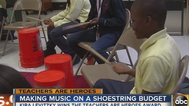 Kira Levitzky finds unique ways to teach music to her students on a shoestring budget