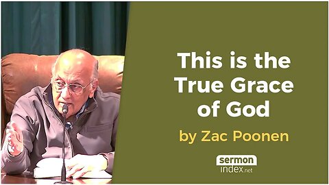 This is the True Grace of God by Zac Poonen