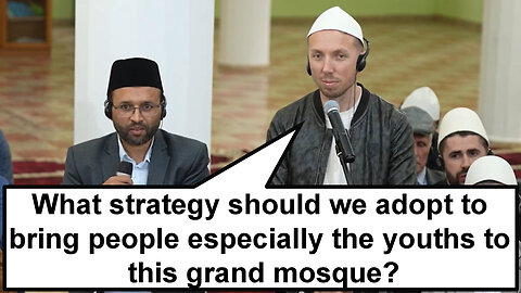 What strategy should we adopt to bring people especially the youths to this grand mosque?