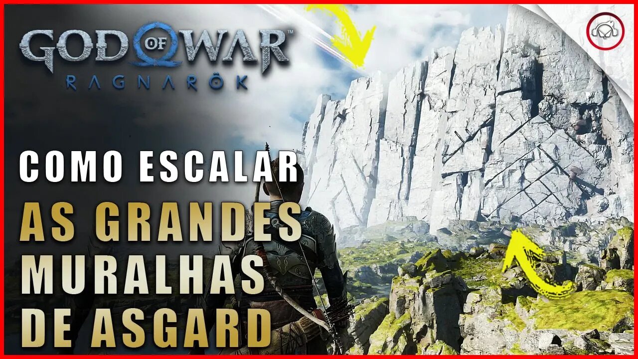 God of war Ragnarok, Como escalar as grandes muralhas de Asgard | Super dica