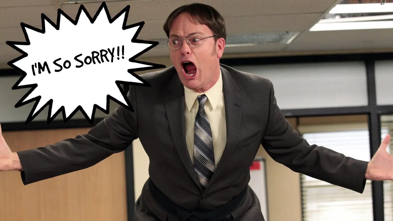 Dwight Schrute offends trans mob, grovels and apologises