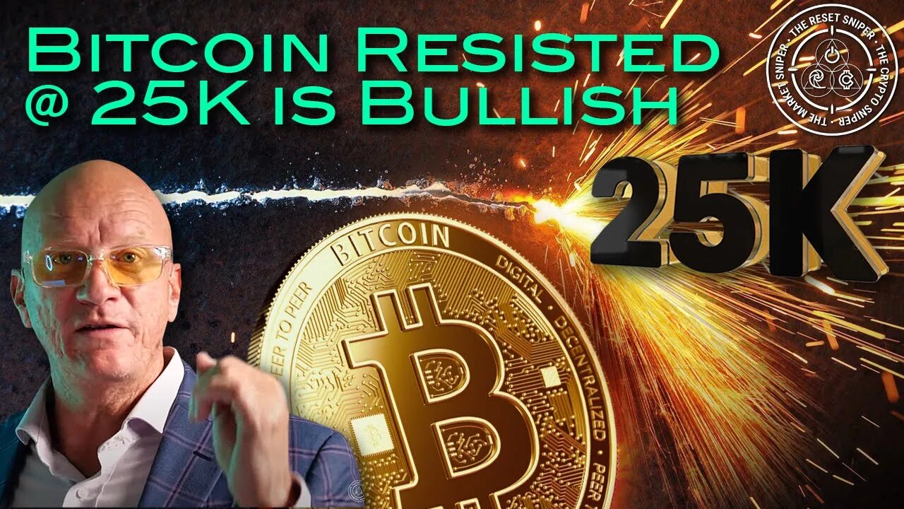 Bitcoin's $25K Rally Resisted... Is a Right Shoulder dip a Bullish Sign?