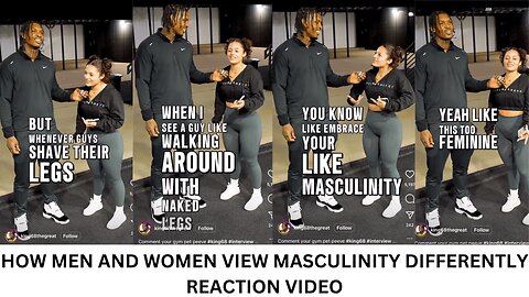 HOW MEN AND WOMEN VIEW MASCULINITY DIFFERENTLY | REACTION VIDEO