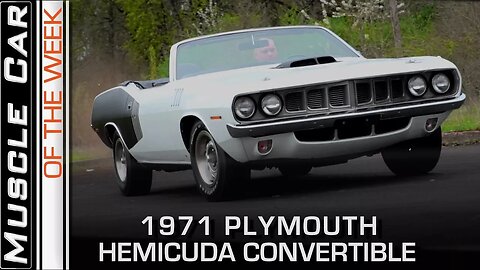 1971 Plymouth hemicuda Convertible: Muscle Car Of The Week Video Episode 245 V8TV