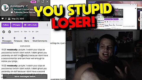 Tyler1 Response to a Ghoster