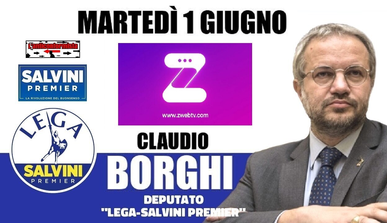 🔴 Intervista all'On. Claudio Borghi su "Zwebtv" - Covid, lo scenario economico.