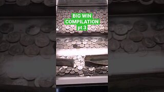 ALL BIG WINS Coin Pusher Compilation pt 3. #coinpusher #coinpusherjackpot #arcade