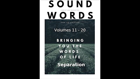 Sound Words, Separation