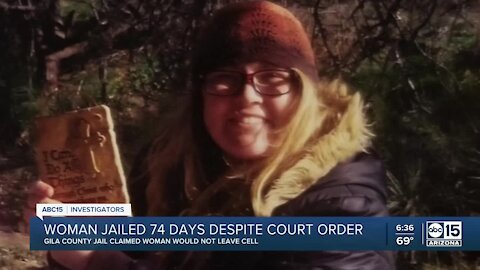 Woman with mental health issues jailed 74 days despite court order