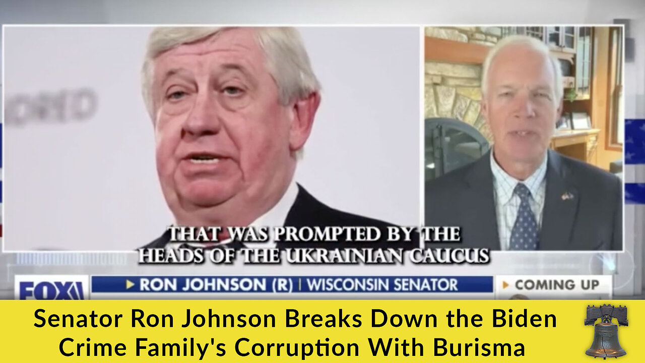 Senator Ron Johnson Breaks Down the Biden Crime Family's Corruption With Burisma