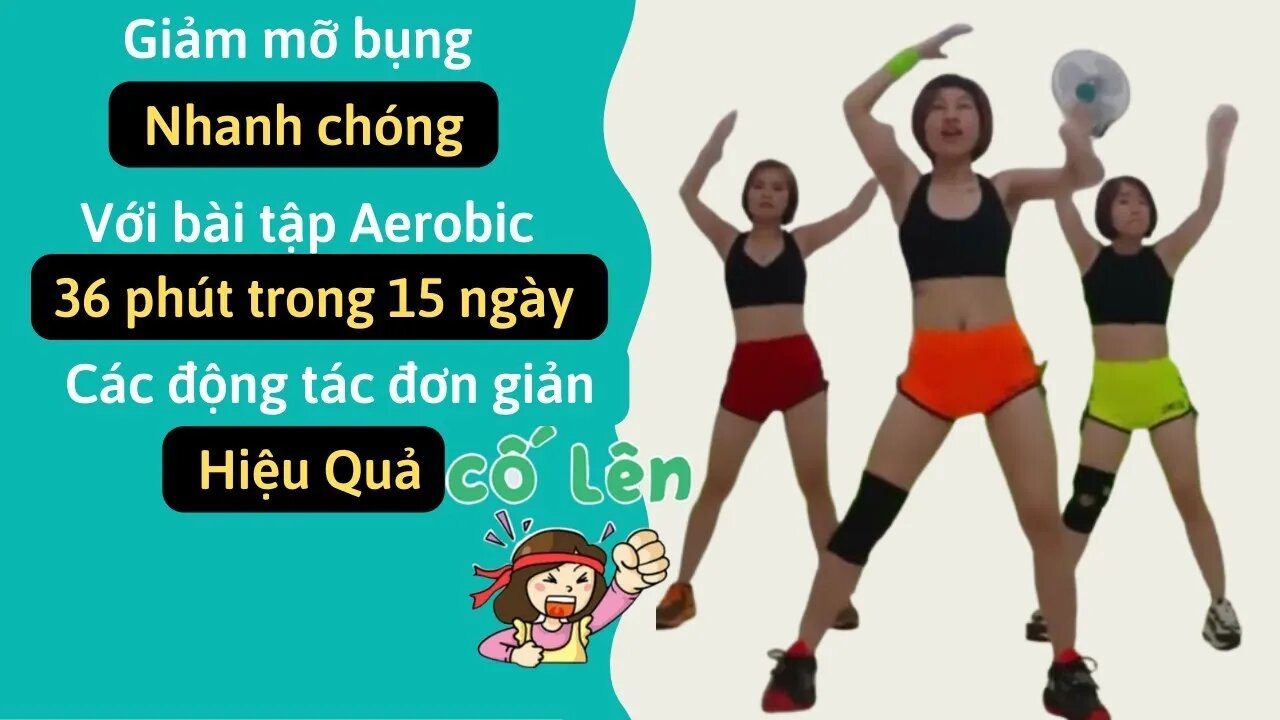 Thể Dục Nhịp Điệu Aerobic Bài Tập Tổng Hợp Toàn Thân Giảm Cân Eo Thon