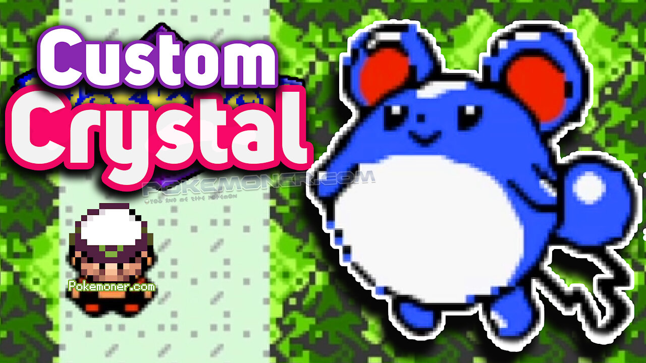 Pokemon Custom Crystal - A GBC HACK ROM, It's harder than the original game, ghost is special!