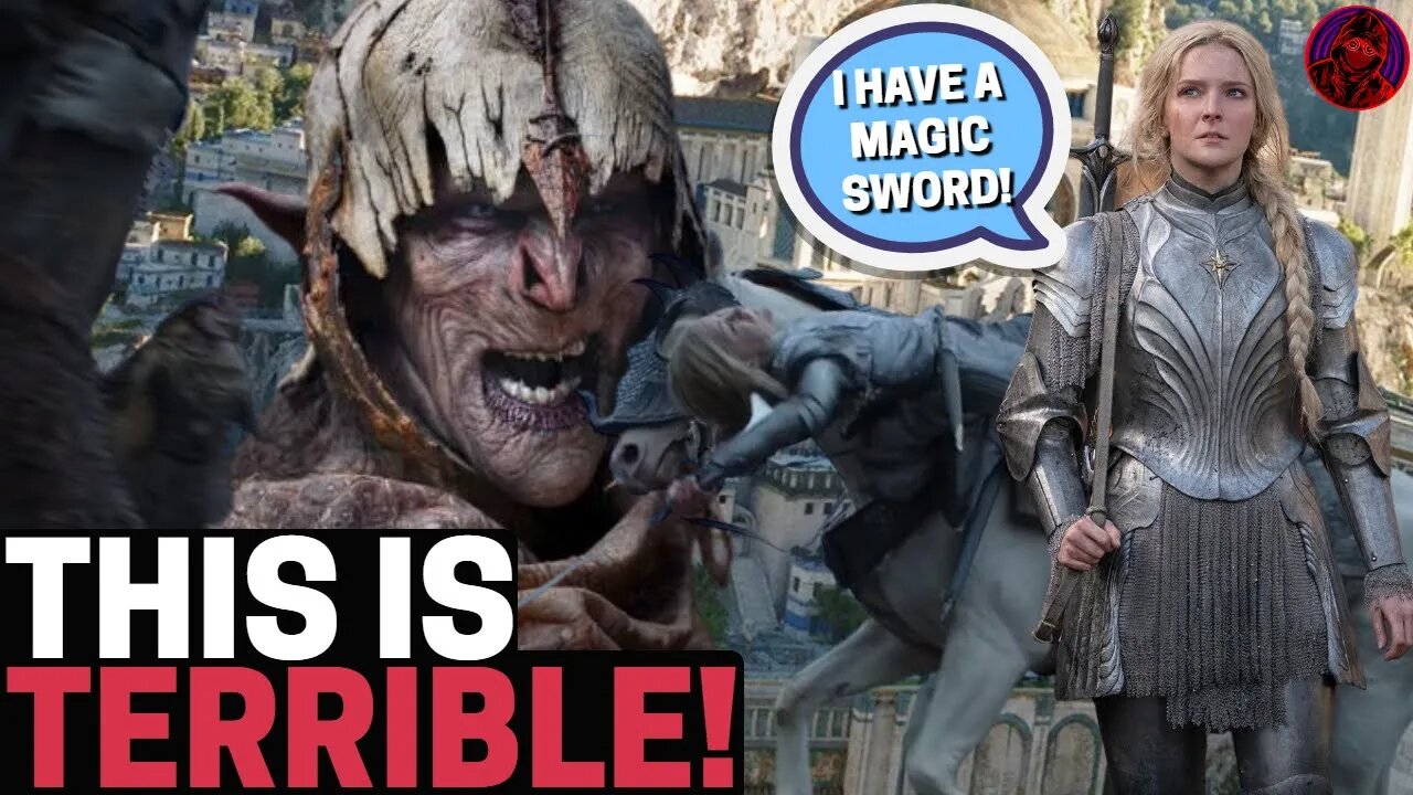 Rings Of Power Episode 6 DESTROYED By J.R.R Tolkien Fans! Galadriels Sword DISSAPEARS From BAD CGI!