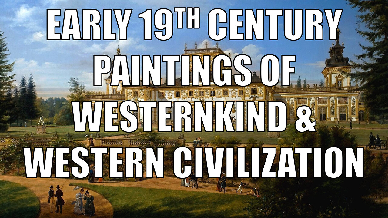 1800s (early) Paintings of Westernkind and Western Civilization