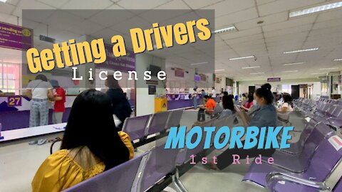 New Motorbike 1st Ride in Chiang Mai | Getting a Driver's License in Chiang Mai