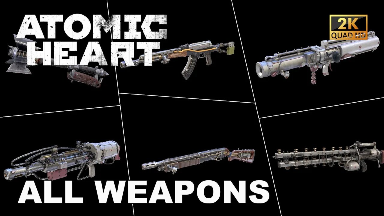 Atomic Heart - All Weapons Animations