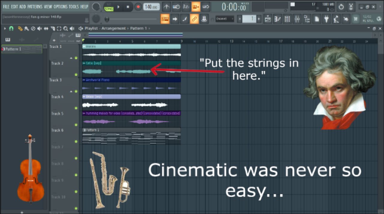 Cinematic melodies are this easy-FL Studio Tutorial-How to make melodies from scratch