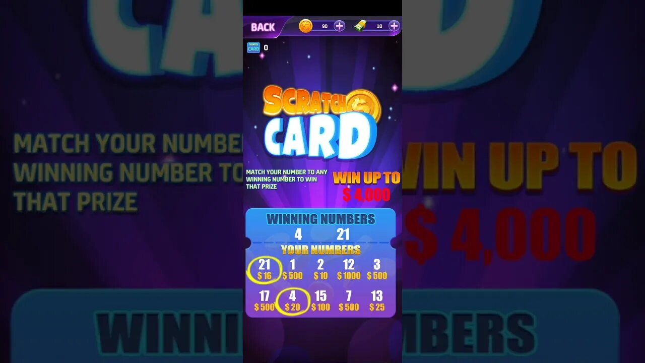 SCRATCH CARD CASH CARNIVAL