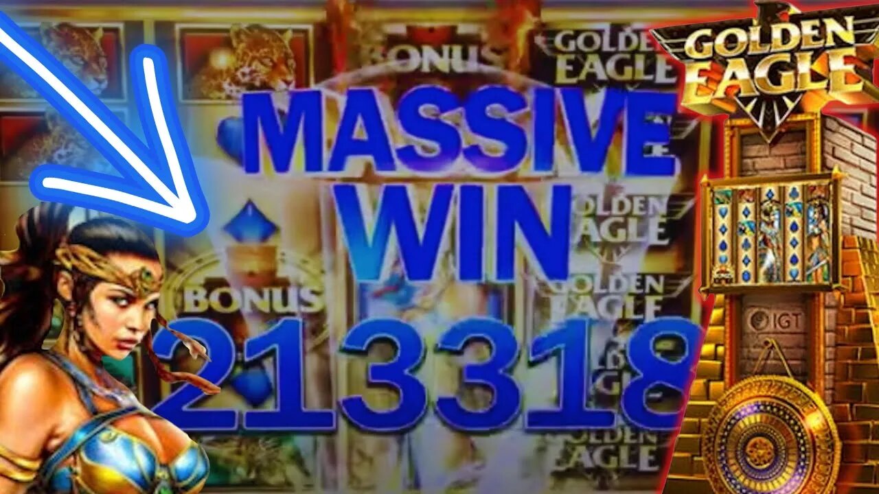 🦅 MY BIGGEST JACKPOT EVER on GOLDEN EAGLE Slot Machine! MASSIVE JACKPOT on MAX BET