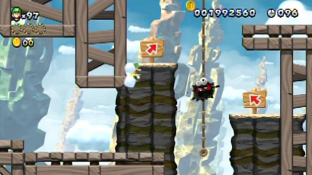 New Super Luigi U Walkthrough Part 13: Muk Was Here! Hoppip is a Loser!