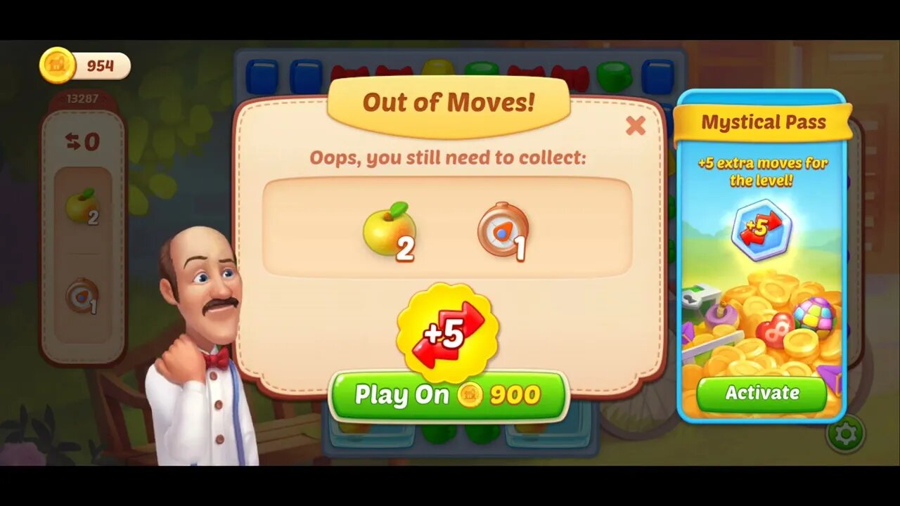 Playrix Homescapes Gameplay Walkthrough Level 13287