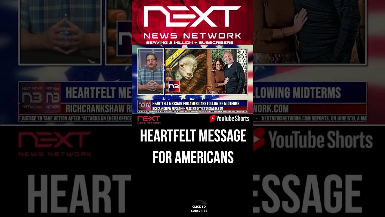 HEARTFELT Message For Americans Following Midterms #shorts