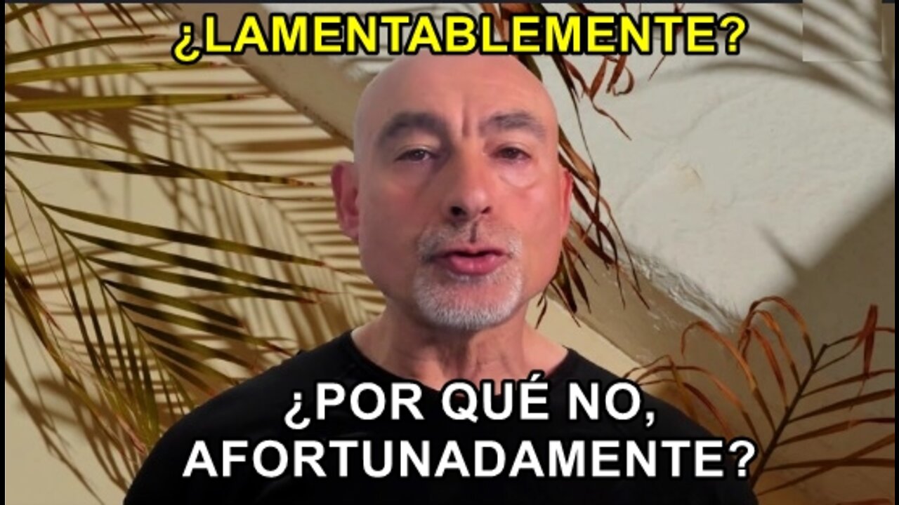 ¿Por qué dice "LAMENTABLEMENTE" Bill Gates en lugar de AFORTUNADAMENTE
