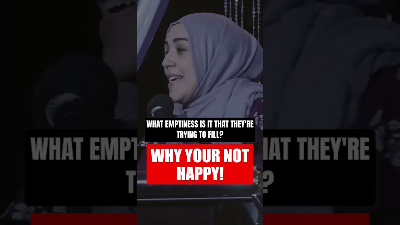 that Emptiness can't be Filled with Wealth & Fame | Yasmin Mogahed #dawah #shorts