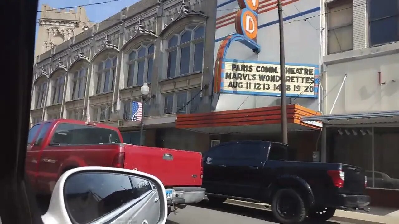 DRIVING AROUND PARIS, TEXAS August 8, 2022